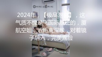 2024年，【极品泄密】，这气质不愧是飞国际航班的，厦航空姐，近距离深喉，对着镜子后入，完美露脸