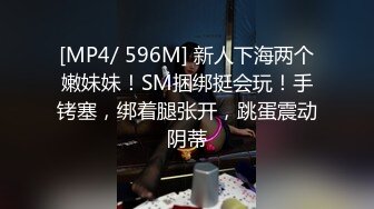 [MP4/ 596M] 新人下海两个嫩妹妹！SM捆绑挺会玩！手铐塞，绑着腿张开，跳蛋震动阴蒂