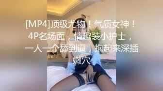 [MP4]顶级尤物！气质女神！4P名场面，情趣装小护士，一人一个舔到逼，抱起来深插嫩穴