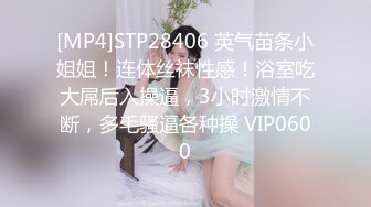 [MP4]STP28406 英气苗条小姐姐！连体丝袜性感！浴室吃大屌后入操逼，3小时激情不断，多毛骚逼各种操 VIP0600