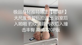 极品身材推特博主【喵喵F】大尺度性爱私拍流出 浴室后入啪啪 豹纹情趣内衣后入撞击丰臀 高清720P版