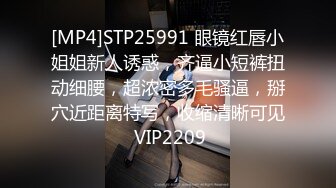 [MP4]STP25991 眼镜红唇小姐姐新人诱惑，齐逼小短裤扭动细腰，超浓密多毛骚逼，掰穴近距离特写，收缩清晰可见 VIP2209