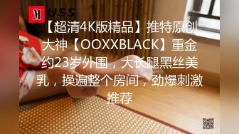 【超清4K版精品】推特原创大神【OOXXBLACK】重金约23岁外围，大长腿黑丝美乳，操遍整个房间，劲爆刺激推荐